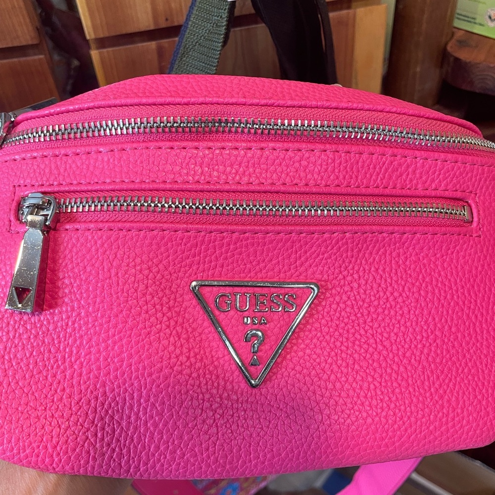 Guess Hot Crossbody Bag Vegan Leather Belt Bag Sling Bag - Picture 6 of 14